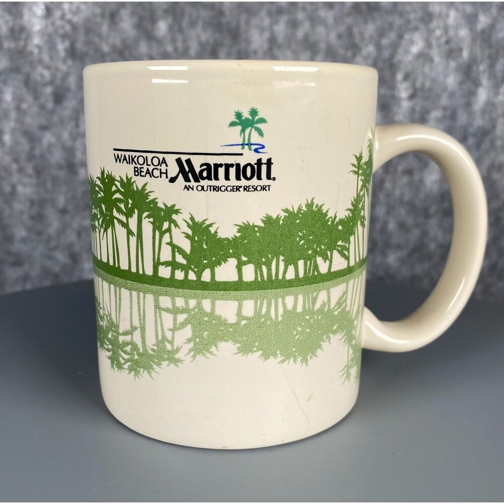 Waikoloa Beach Hawaii Marriott Coffee Mug Cup An Outrigger Resort Big Island